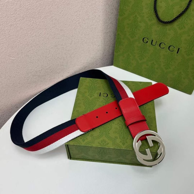 Gucci Leather Stiching Belt WB001056