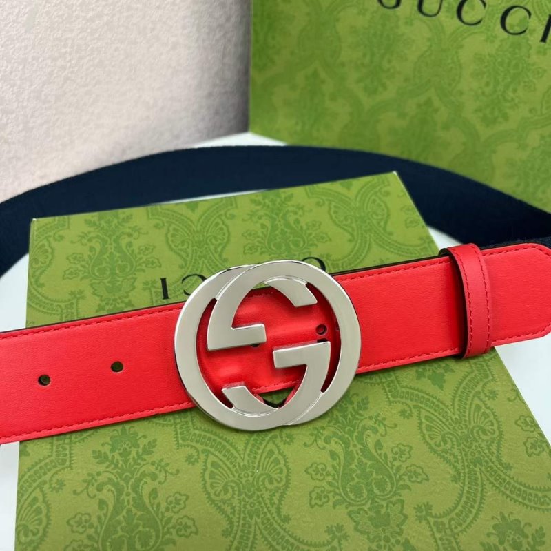 Gucci Leather Stiching Belt WB001056