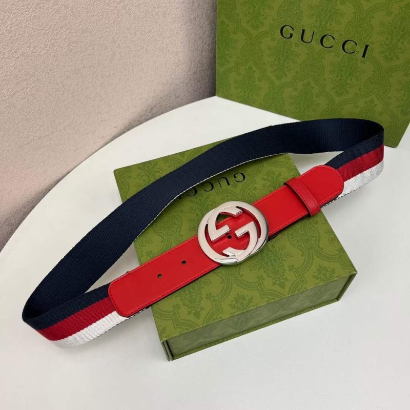 Gucci Leather Stiching Belt WB001056