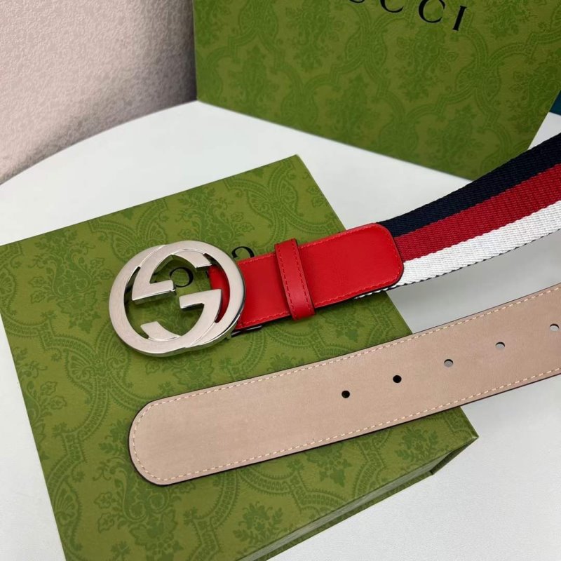 Gucci Leather Stiching Belt WB001056