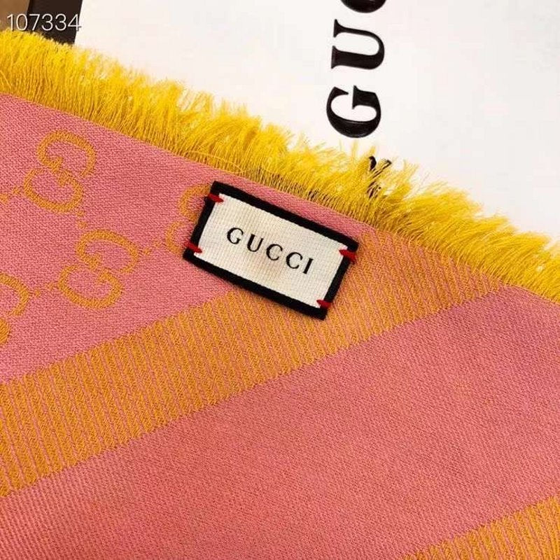 Gucci Wool and Silk Square Scarf SS001064