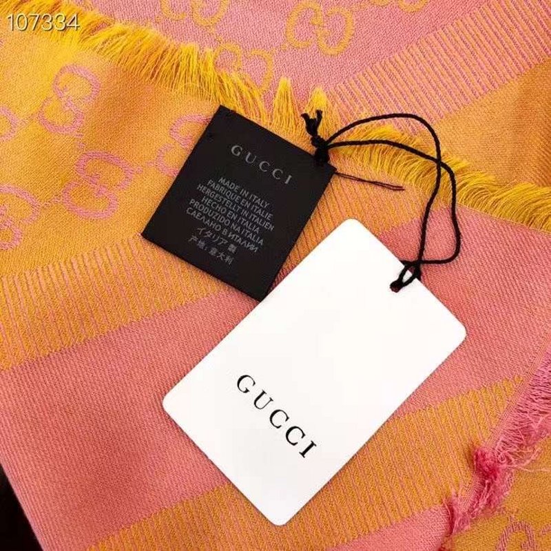 Gucci Wool and Silk Square Scarf SS001064