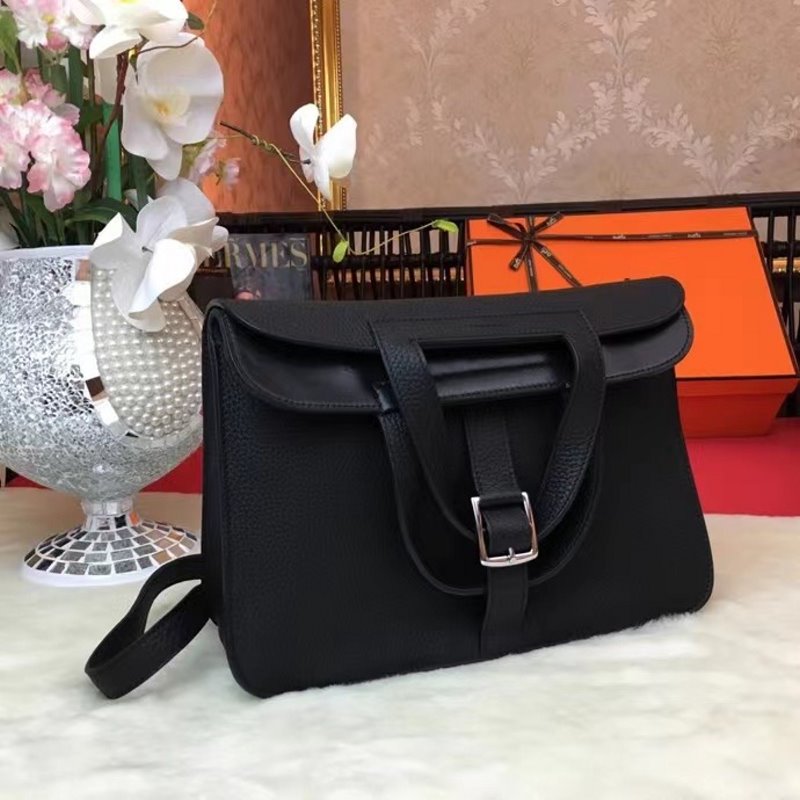 Hermes Black Satchel Bag BHR00392