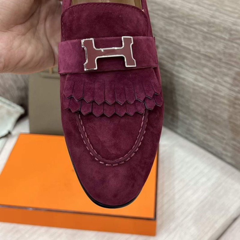 Hermes H Bucke Loafers SHS05087