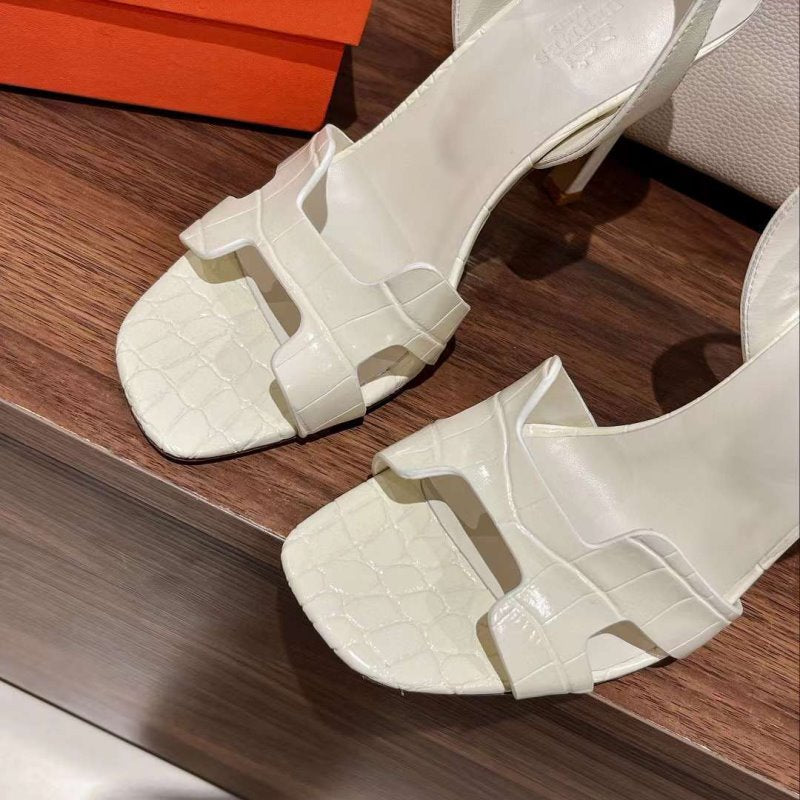 Hermes High Heeled Oran Sandals SHS05094