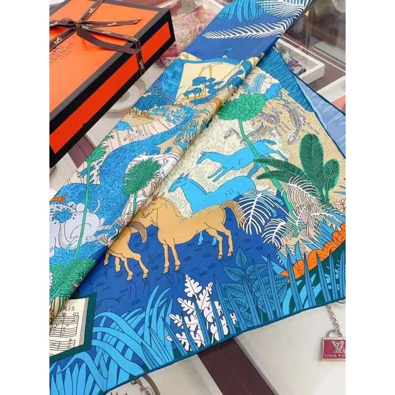 Hermes Twill Silk Scarf SS006002