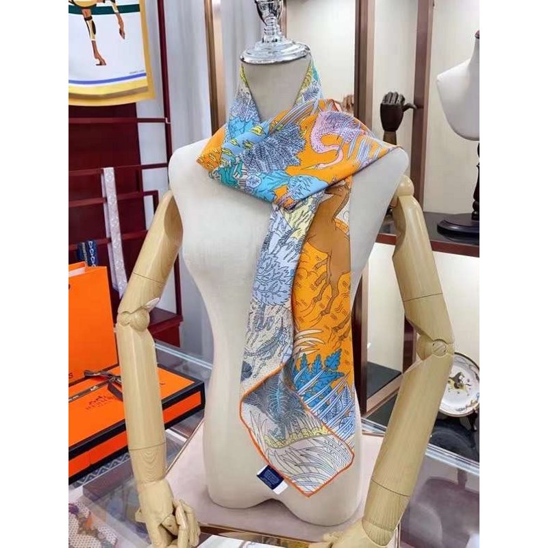 Hermes Twill Silk Scarf SS006003