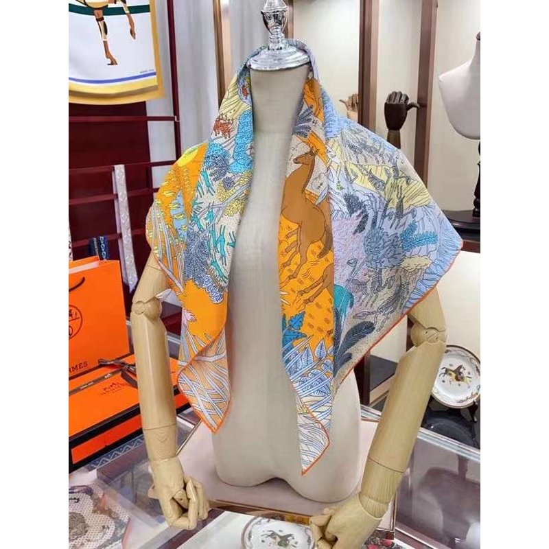 Hermes Twill Silk Scarf SS006003