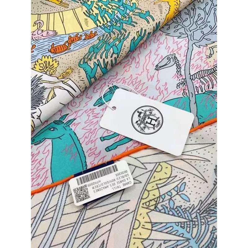 Hermes Twill Silk Scarf SS006003