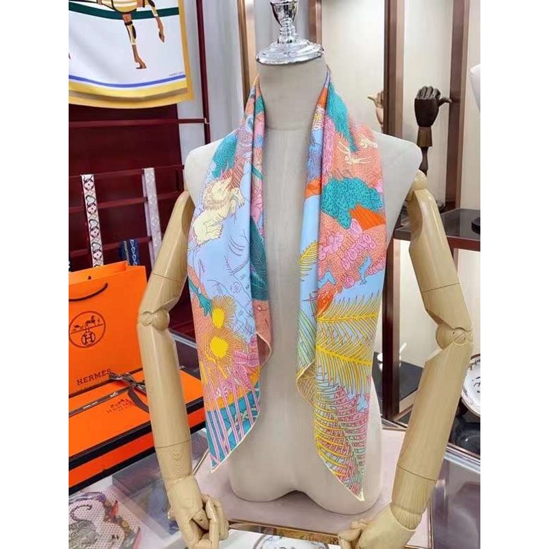 Hermes Twill Silk Scarf SS006004