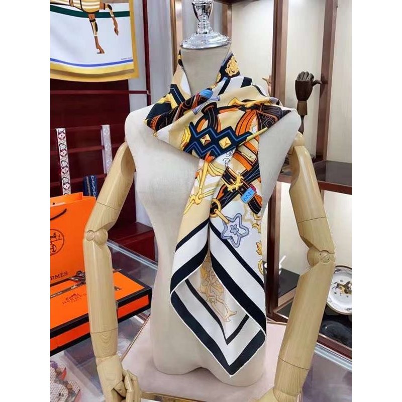 Hermes Twill Silk Square Scarf SS006017