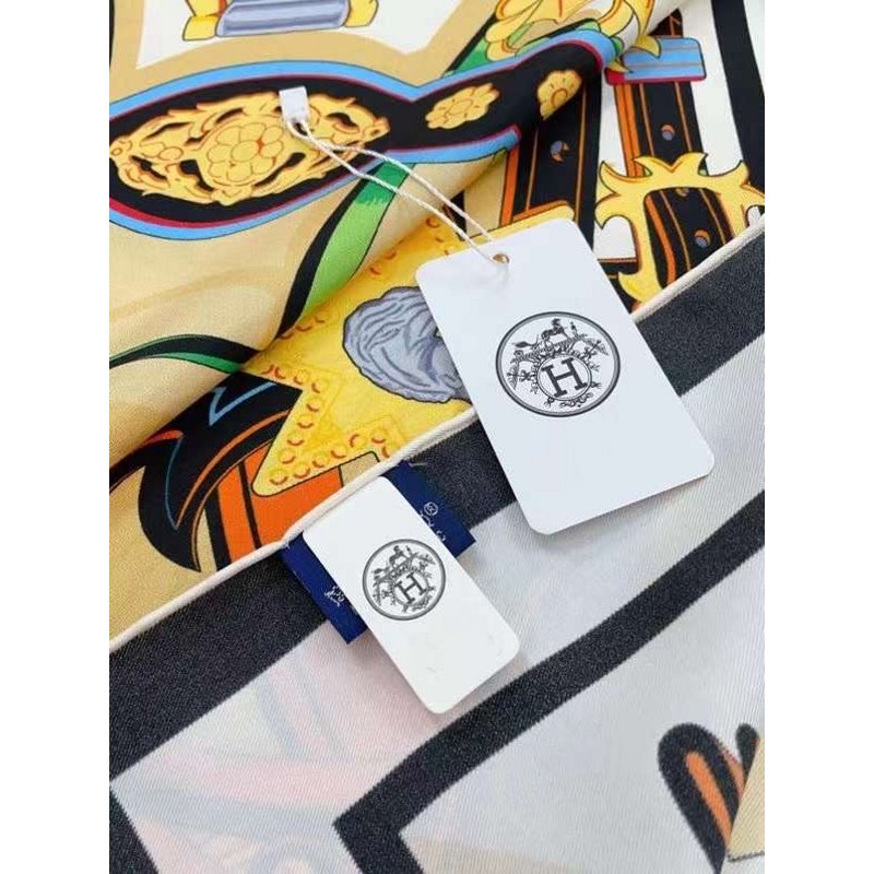 Hermes Twill Silk Square Scarf SS006017