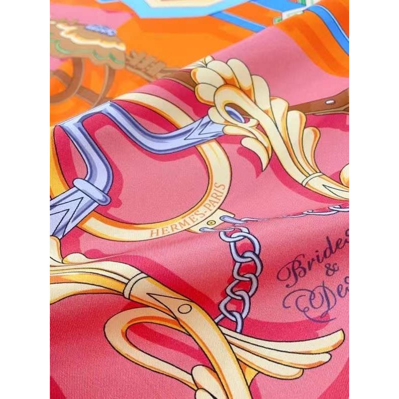 Hermes Twill Silk Square Scarf SS006018