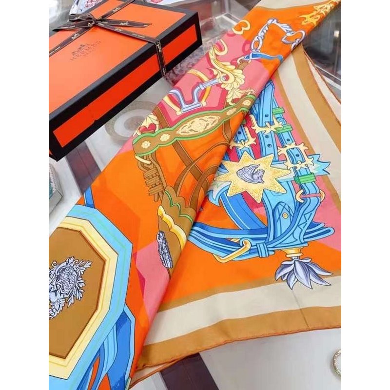 Hermes Twill Silk Square Scarf SS006018