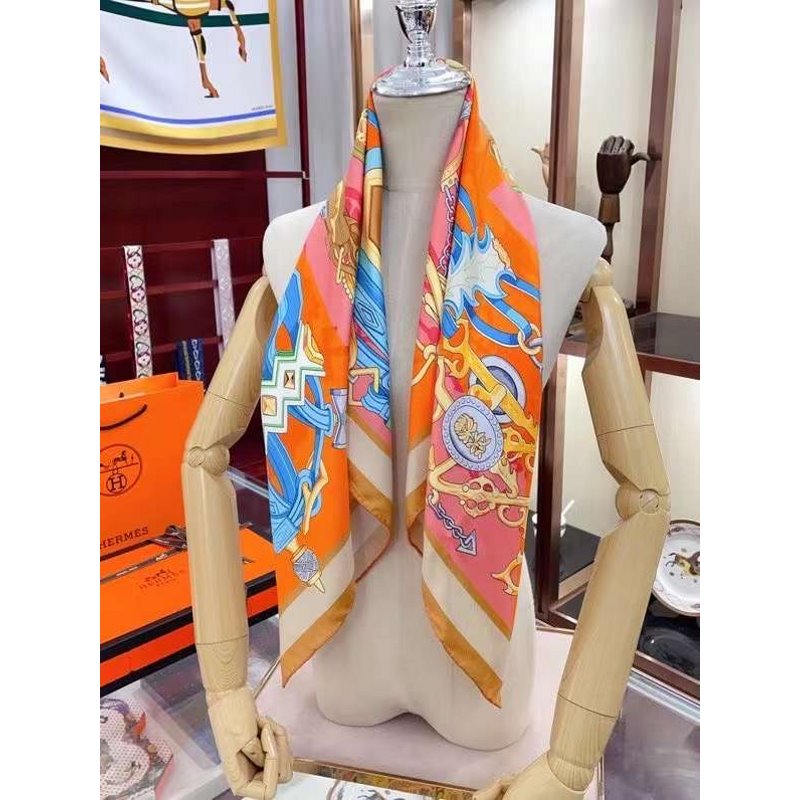 Hermes Twill Silk Square Scarf SS006018