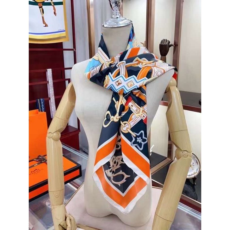 Hermes Twill Silk Square Scarf SS006019