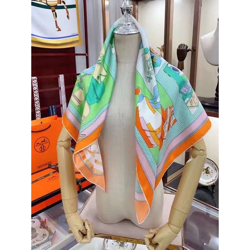 Hermes Twill Silk Square Scarf SS006024