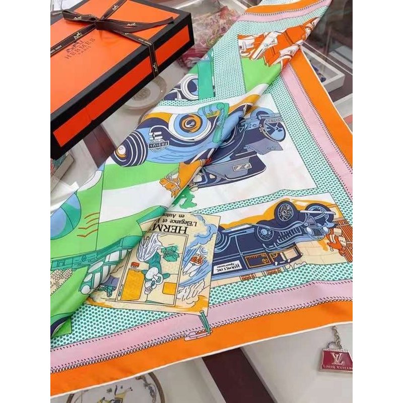 Hermes Twill Silk Square Scarf SS006024