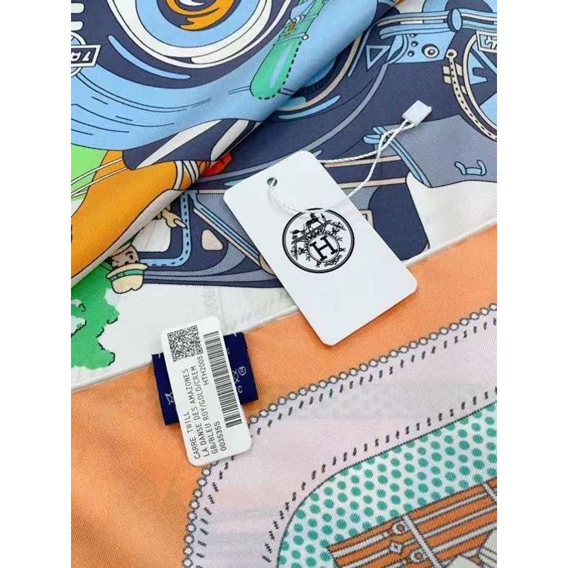 Hermes Twill Silk Square Scarf SS006024