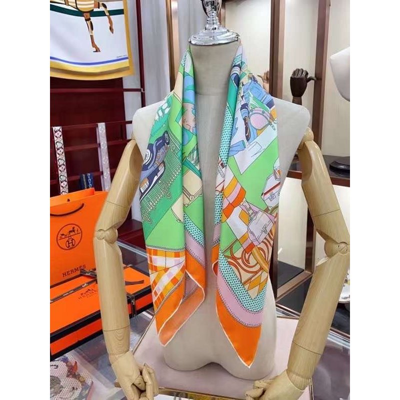 Hermes Twill Silk Square Scarf SS006024