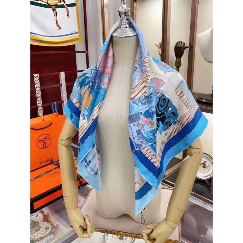 Hermes Twill Silk Square Scarf SS006025