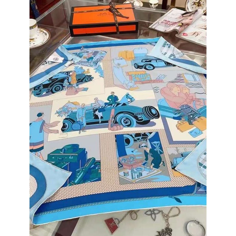 Hermes Twill Silk Square Scarf SS006025