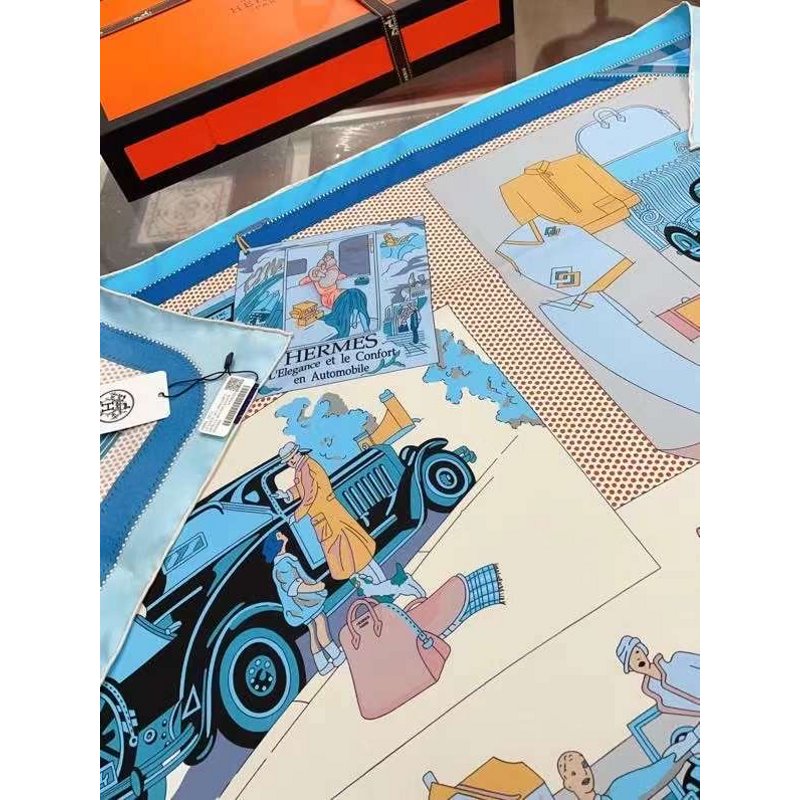 Hermes Twill Silk Square Scarf SS006025