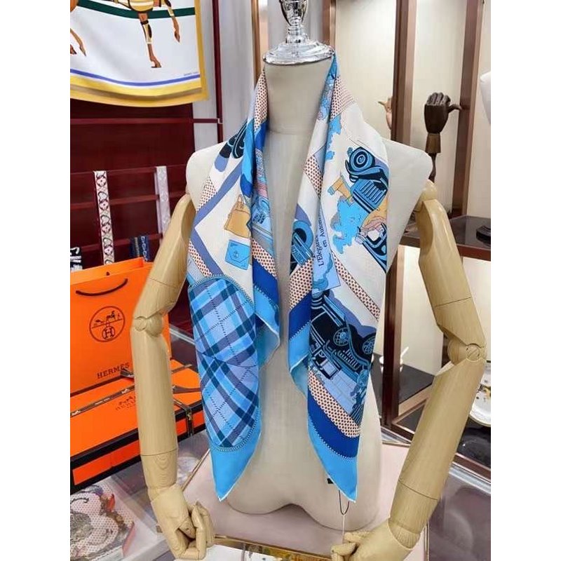 Hermes Twill Silk Square Scarf SS006025