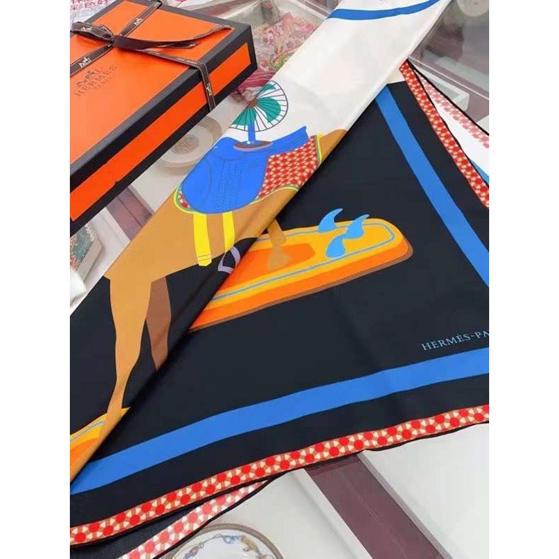 Hermes Twill Silk Square Scarf SS006042