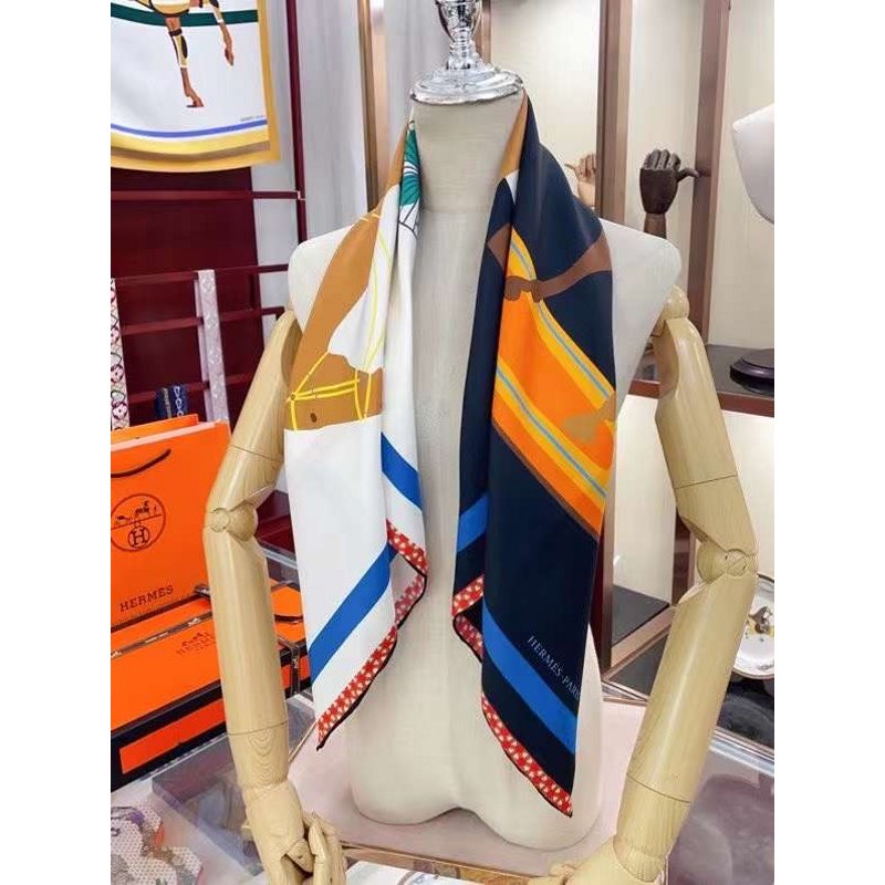 Hermes Twill Silk Square Scarf SS006042