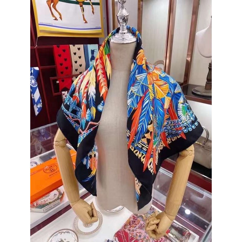 Hermes Twill Silk Square Scarf SS006047