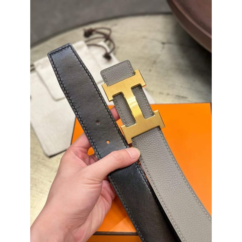 Hermes Leather Strap Belt WB001100