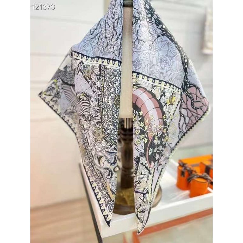 Hermes Muberry Silk Scarf SS001104