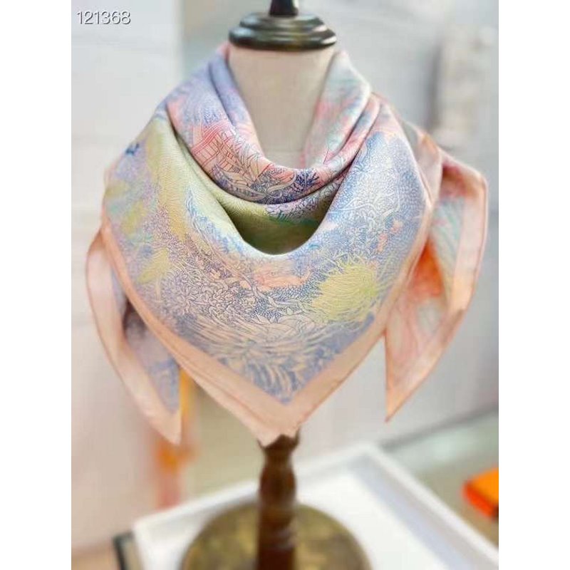 Hermes Muberry Silk Scarf SS001109