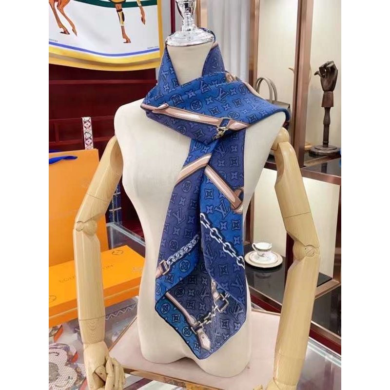 Louis Vuitton Twill Silk Square Scarf SS006043