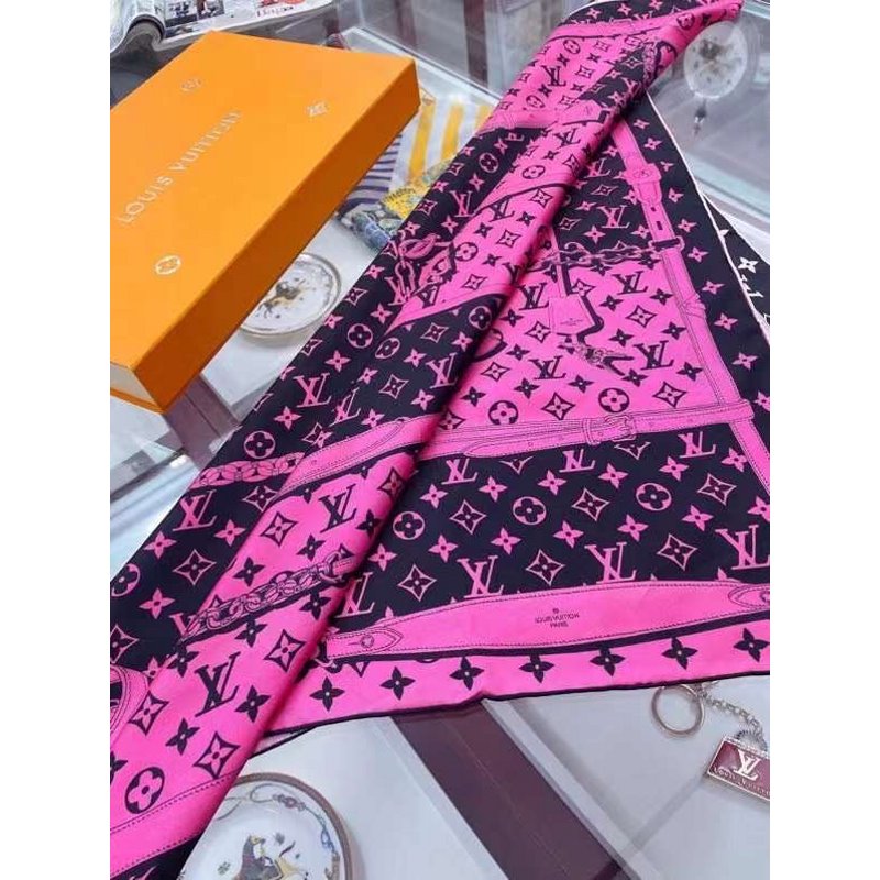 Louis Vuitton Twill Silk Square Scarf SS006046