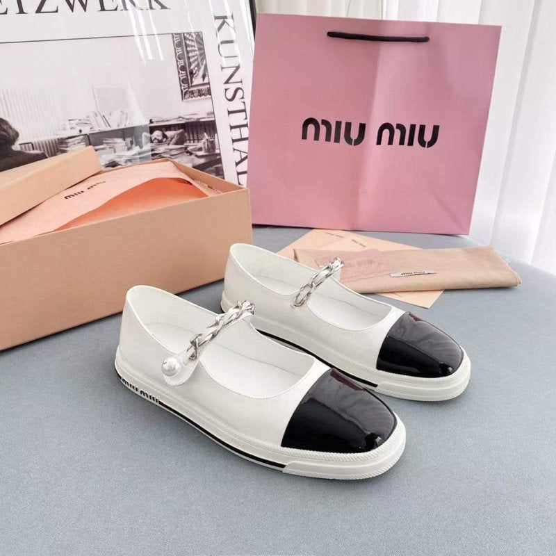 Miu miu Ballet Flat Sole Shoes SHS05407