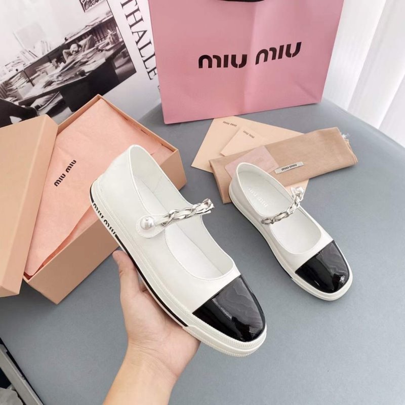 Miu miu Ballet Flat Sole Shoes SHS05407