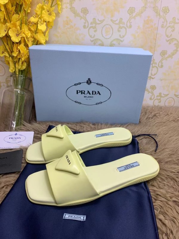 Prada Green Slippers SHS02547