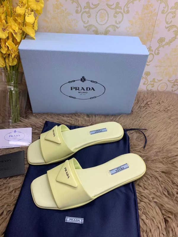 Prada Green Slippers SHS02547