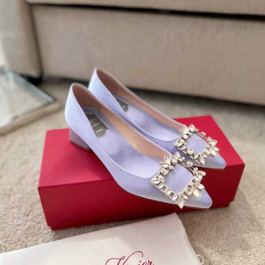 Roger Vivier Diamond Button Heeled Shoes SH00206