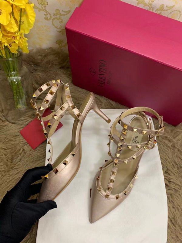 Valentino Brown Heeled Sandals SHS02534