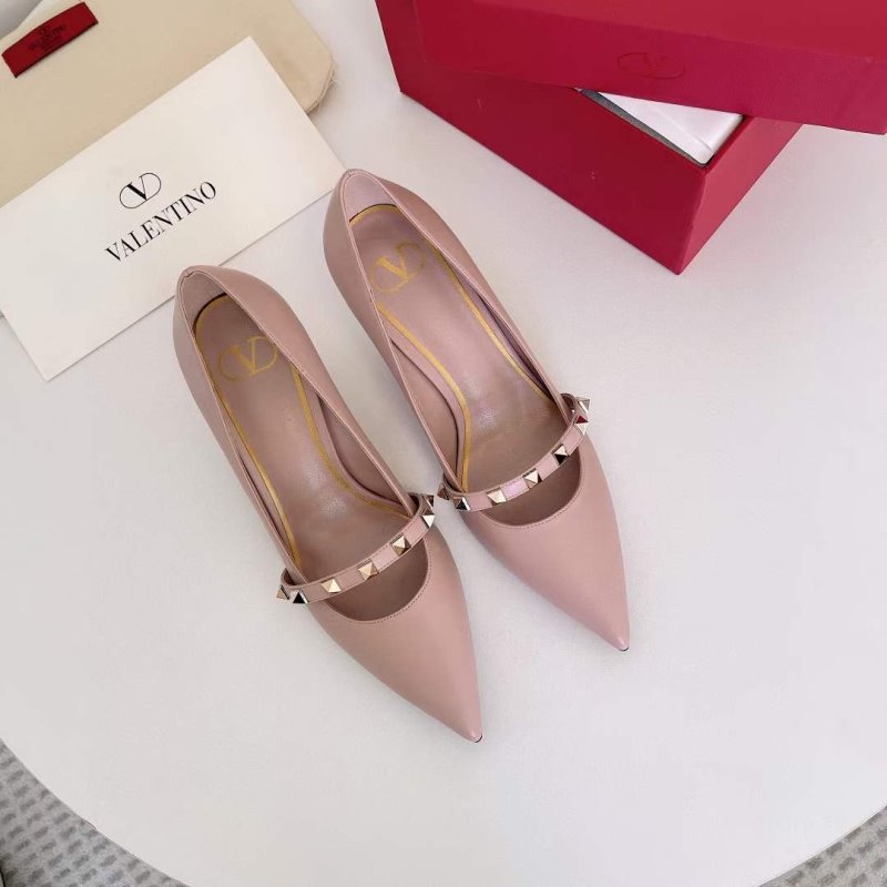 Classic Rivet Heeled Shoes SH00158