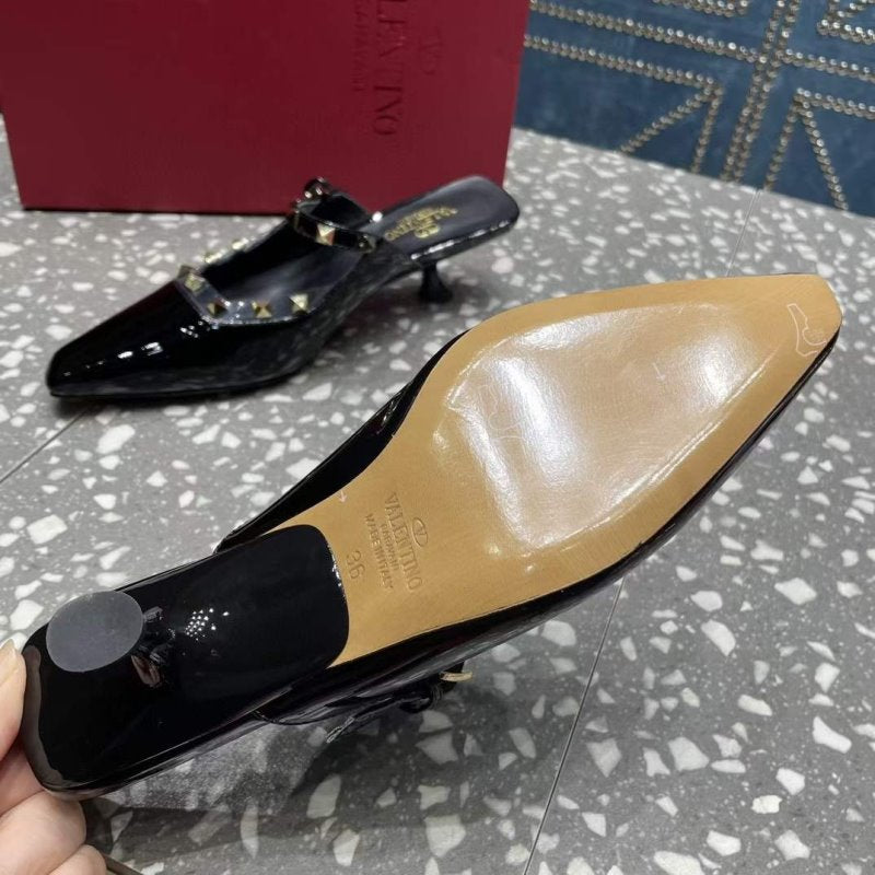 Valentino Square Head Single Shoes SH00268