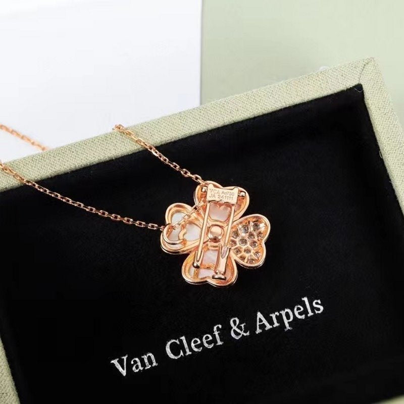 Van Cleef and Arpels Four Leaf Necklace JWL00728