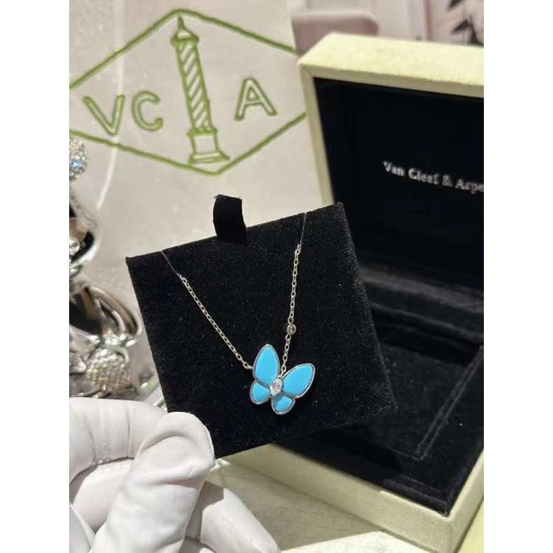 Van Cleef and Arpels Butterfly Necklace JWL00173