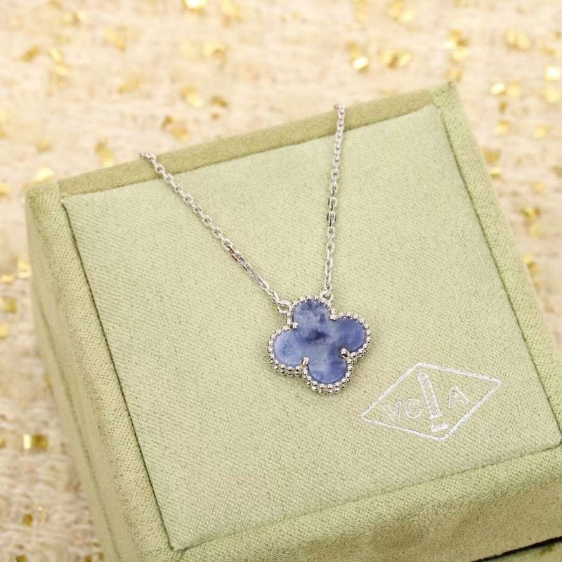 Van Cleef and Arpels Four Leaf Clover Necklace JWL00226