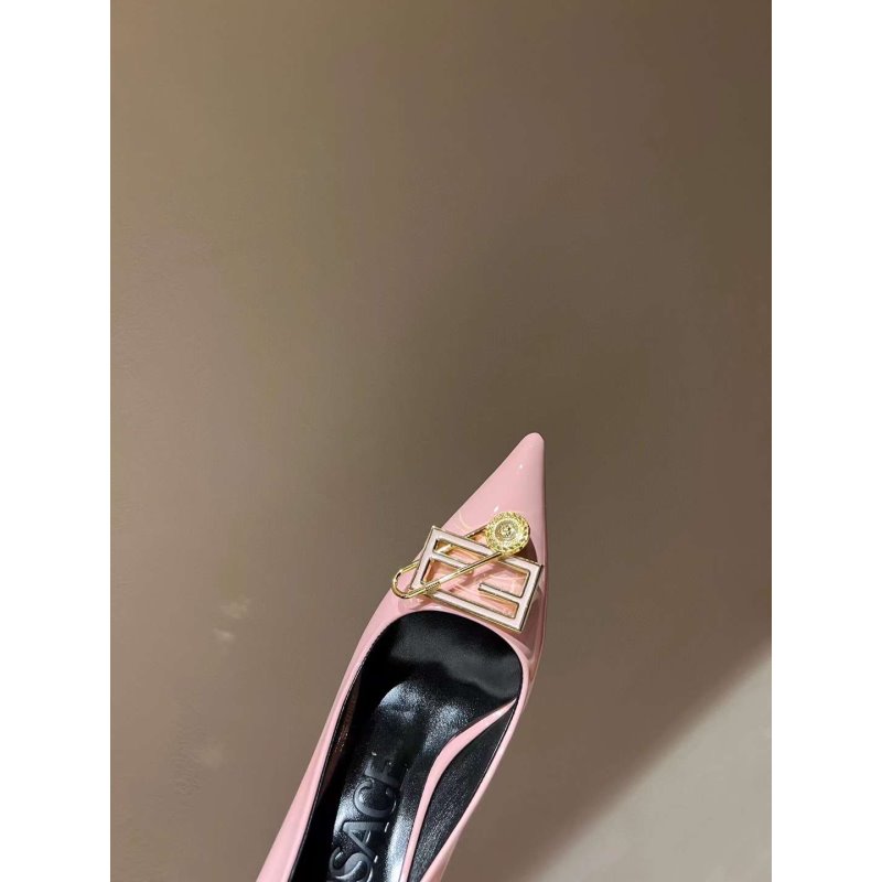Versace  High Heeled Pointed  Shoes SHS05175