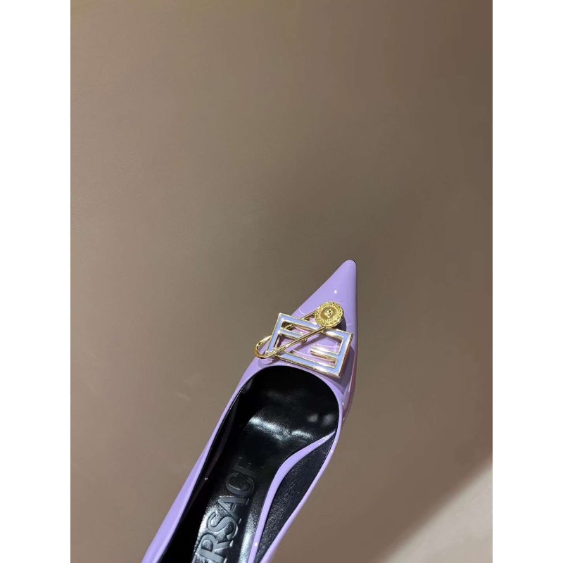 Versace  High Heeled Pointed  Shoes SHS05176