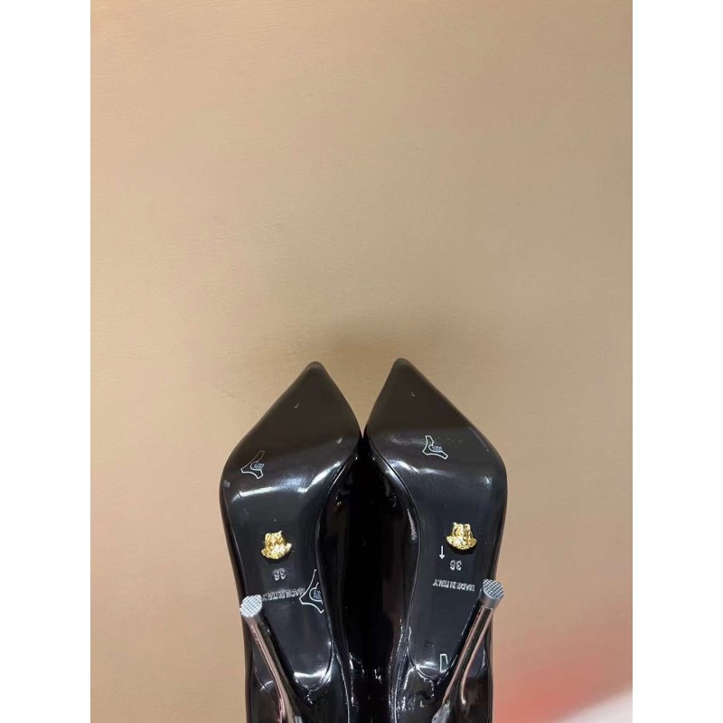 Versace  High Heeled Pointed  Shoes SHS05177